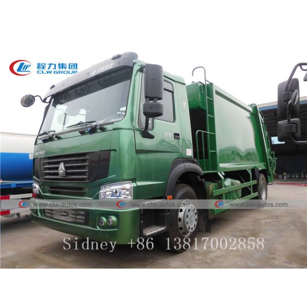 Buy Sinotruk Howo 4X2 300HP Garbage Compactor Truck at wholesale prices