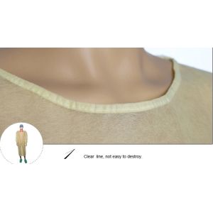 Dustproof Non Woven Disposable Isolation Gown