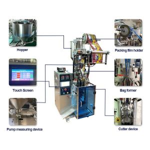 Liquid Automatic Sachet Filling Machine Paste Ketchup Sachet Packing Machine