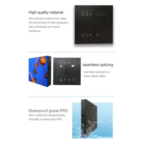 P6 Outdoor LED Display 6mm Pixel Pitch 5000cd/㎡ Brightness