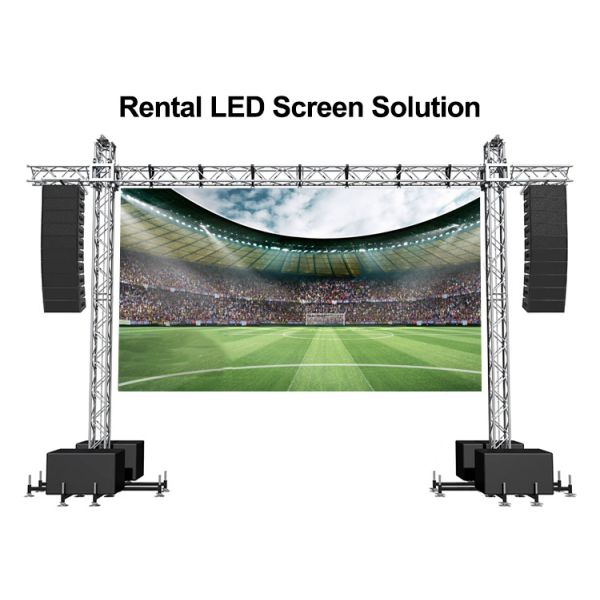 P3.91 Indoor Outdoor Waterproof LED Screen Display Panel SDK 4500-6500cd/sqm Brightness 10000 Hours Lifespan for Display