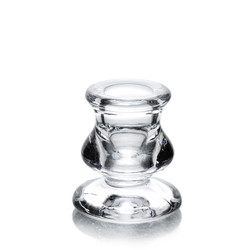Clear Classic Crystal Glass Candelabra Candlestick Holder