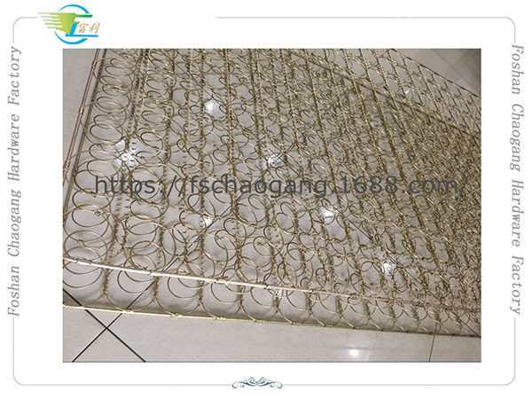 High Carbon Steel Bonnell Spring System For Bed Mattress Use Heat - Treated