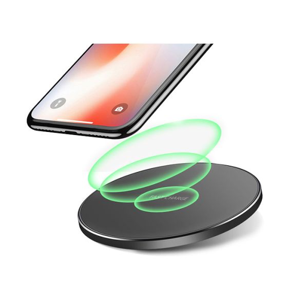 Buy 9V Alunimium Custom Logo 10W Quick Charge Wireless Charger at wholesale prices