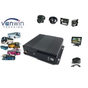 Full D1 Night Vision Camera 4 CH SD Card Mobile DVR system with GPS for Bus /