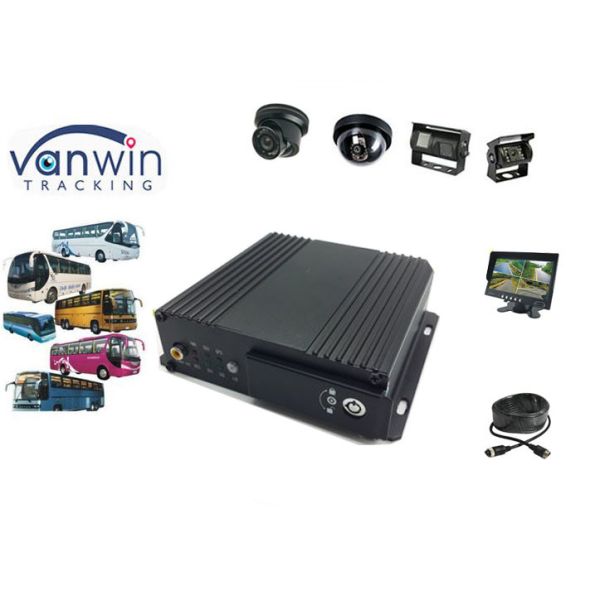 Full D1 Night Vision Camera 4 CH SD Card Mobile DVR system with GPS for Bus /