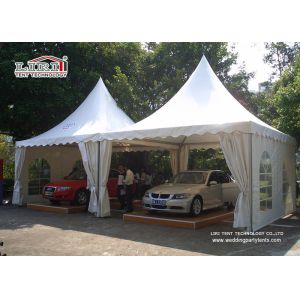Transparent Event Pagoda Gazebo Tent , Aluminum Frame Removable Equipment