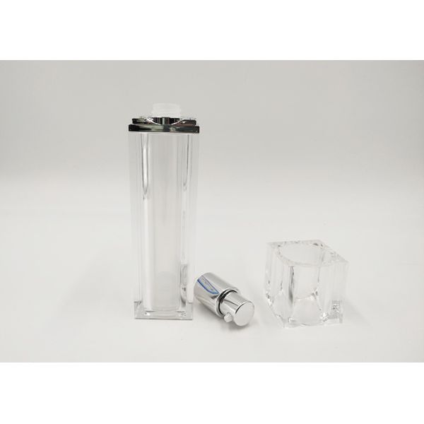 High End Acrylic Jars For Cosmetics , Cosmetic Lotion Bottle Free Samples