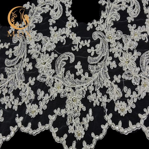 MDX African Styles Wide Lace Trim 80% Nylon Lace Trim For Clothing