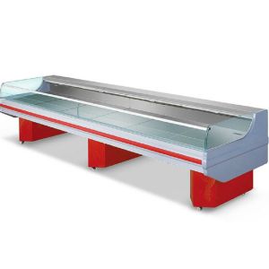 Restaurant Commercial Deli Display Case / Fresh Meat Display Chiller With