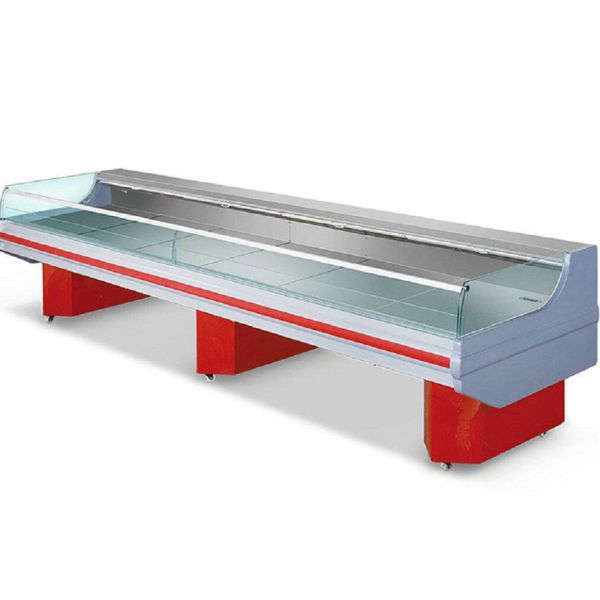 Restaurant Commercial Deli Display Case / Fresh Meat Display Chiller With
