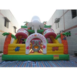 Quality Virgin Forest Inflatable Slide (CYSL-17) for sale