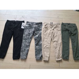 98% Cotton 2% Spandex Ladies Chino Joggers Womens Slim Chinos