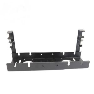 No Drill Steel Desk Cable Tray Retractable Wire Management Rack Metal Wire Cable