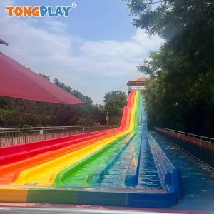 Amusement Rainbow Water Slide Eco Commercial Water Slide Equipment