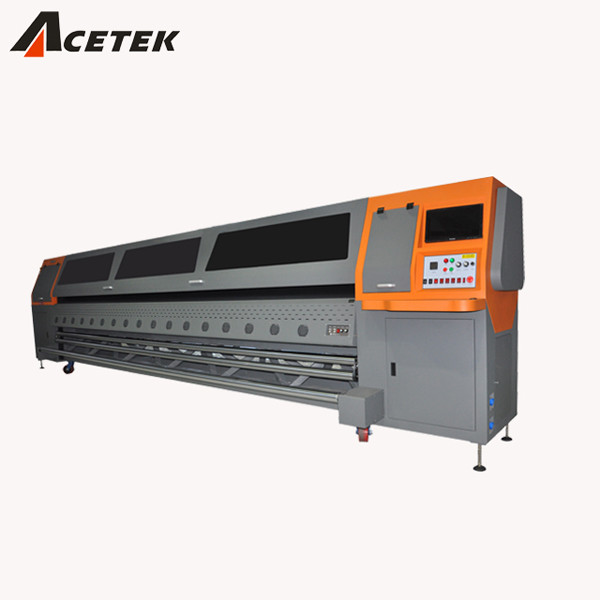 5m Solvent Flex Printing Machine , Solvent Based Printer With Starfire SG1024