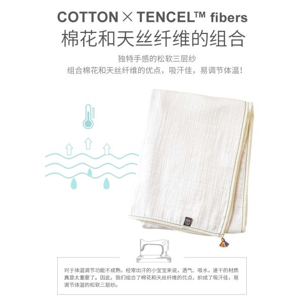 Three Layer Crepe Gauze Fabric