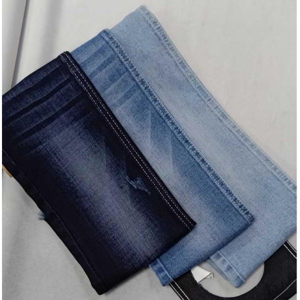 Low Elastic Siro 10.2 oz Dark indigo with full width 190cm /8+8*10/40+70 Denim fabric JSD3296 for men jeans
