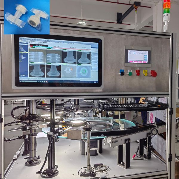 Single interface light detector is used to detect the interface of infusion bag,