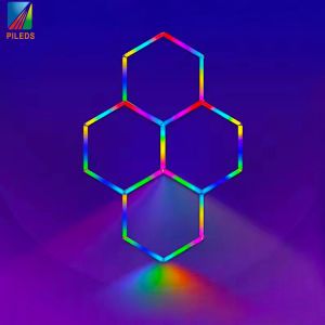 RGB Honeycomb LED Pixel Bar Tube IP20 with 14W/meter Power Consumption and 270°