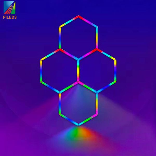 PILEDS LED Digital Pixel Tube RGB Pixel Bar/Stage Light With Honeycomb Shape For Ceiling Project Bar Club Hotel