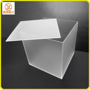 Quality Acrylic frosted box with lid acrylic storage box for sale