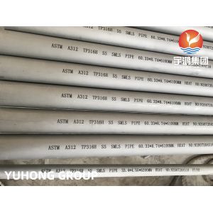 ASTM A312/ ASME SA312 TP316H Stainless Steel Seamless Pipe for Heat Exchanger