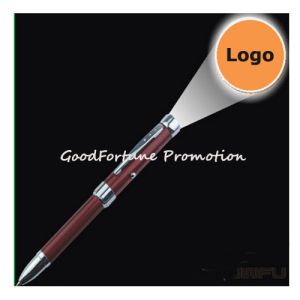 promotion printed logo projection metal twist ballpoint pen customed gift