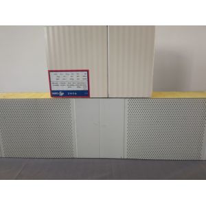 China 125mm Fireproof Grade A Acoustic Sandwich Panel Moisture Resistance on sale