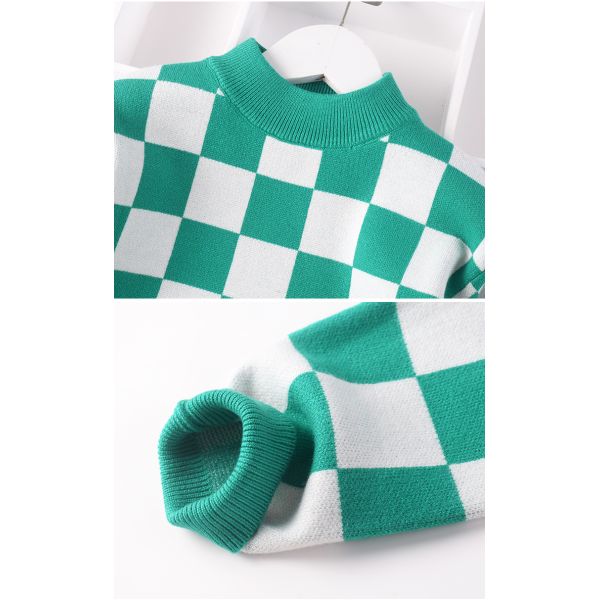 Factory Oem Winter Babysweaters Cotton Modern Chunky Knit Mum Matching Baby Kids Girls Pullover Toddler Knitted Sweater