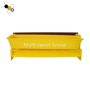 Yellow 39*34*14cm Plastic Bee Pollen Collection Trap