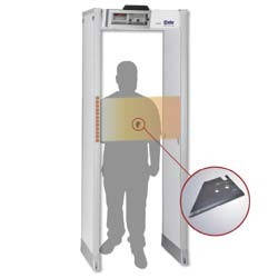 Multi - Alarm Sounds Walk Through Metal Detector 8 Zones For Airport Hotel