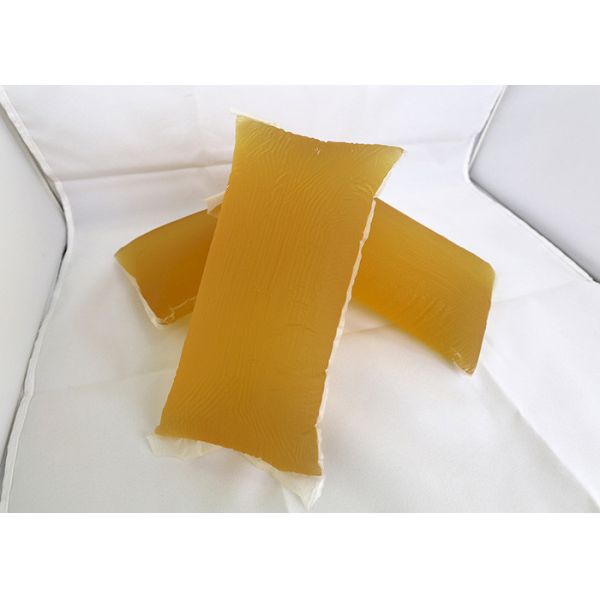 Buy Yellow Synthetic Rubber Based Hot Melt Adhesive For Labels at wholesale prices