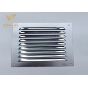 Quality Customized Size 304 Stainless Perforated Sheet Light Aluminum SS304 Louver Punch Metal Mesh Heating Ventilation for sale