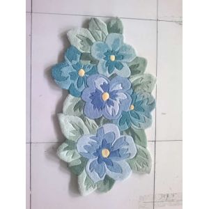 Quality Flower acrylic home rug for sale
