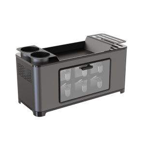 Dustproof 43cm Length Steel Kitchen Basket Rack For Seasoning