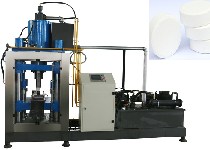 Custom Pill Press Machine , Single Punch Tablet Making Machine TCCA Chlorine