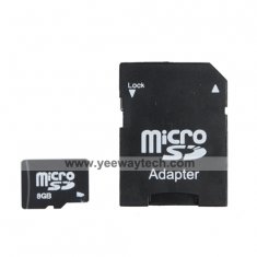 Brand New 8GB Micro SDHC Memory Card with SD Adapter