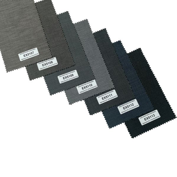 5% Openness Polyester-PVC Sunscreen Roller Blinds Fabric Waterproof for Hotel and Office