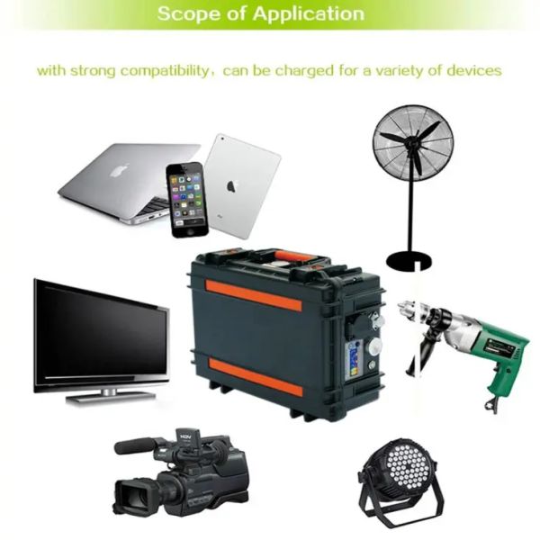 All In One Trolley Portable Solar Generator High Capacity Solar Generator