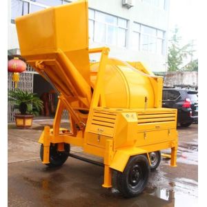 350L Diesel Engine Hydraulic Concrete Mixer with 14/Min Drum Rotation Speed