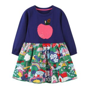 Girls Princess Cotton Embroidery Dress Children'S Dress Clothing
