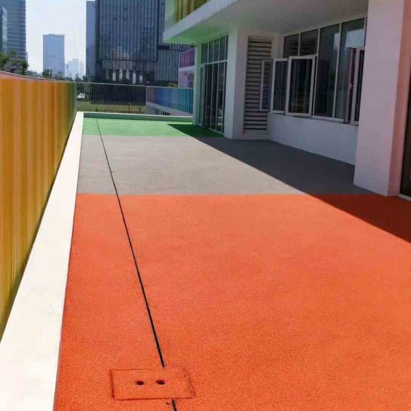 Buy 3mm Rubber Walking Path  Colured Eco-friendly Granules EPDM Runway at wholesale prices