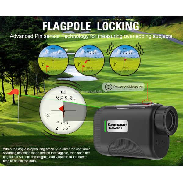 Durable Construction 800m High Accuracy OEM Golf Rangefinder with Slope Magnetic Function and Sport Laser Technology