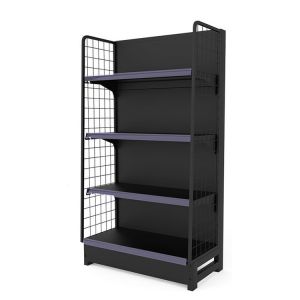 Convenience Store Double Sided Gondola Shelving Metal Supermarket Shelves Rack