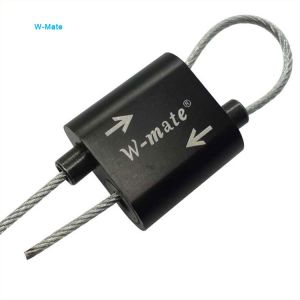 M12 Black Self Gripping Cable Looping Gripper with 1*7 and 1*19 Steel Wire Rope