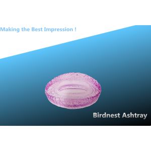 ashtray/glass ashtray/crystal ashtray/bird nest ashtray/cigarette gift