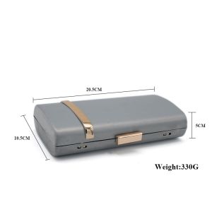 Custom Rectangle Metal Clutch Frames Iron Wallet Frame