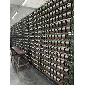 100% Polyester Metallic Embroidery Threads Pattern Dyed Silver Sewing Thread for