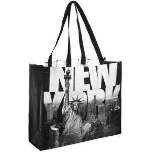 Recycled RPET 50x2.5cm SGS 100gsm Polypropylene Woven Bag